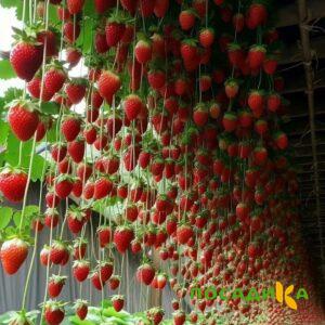 Клубника ампельная Анастасия купить по цене от 370р. в интернет-магазине «Посадика» с доставкой почтой в в Борзяе и по всей России – [изображение №1].