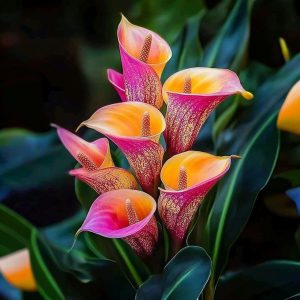 Калла Оникс купить по цене от 450р. в интернет-магазине «Посадика» с доставкой почтой в в Борзяе и по всей России – [изображение №1].